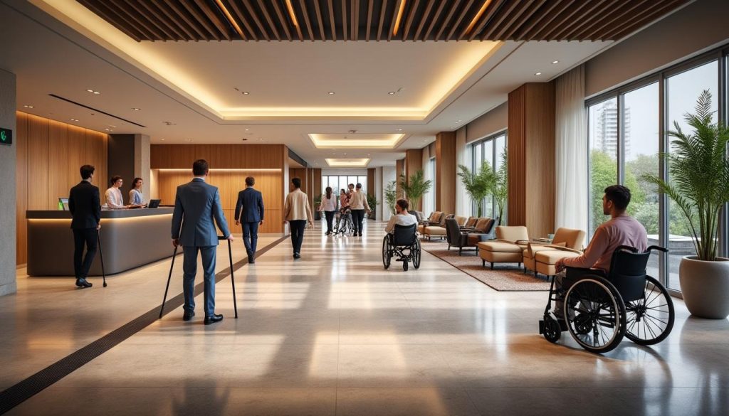 découvrez les différentes dépenses impliquées dans la mise aux normes d'un hôtel pour accueillir les personnes handicapées. informez-vous sur les subventions possibles, les aménagements nécessaires et les avantages d'un établissement accessible.